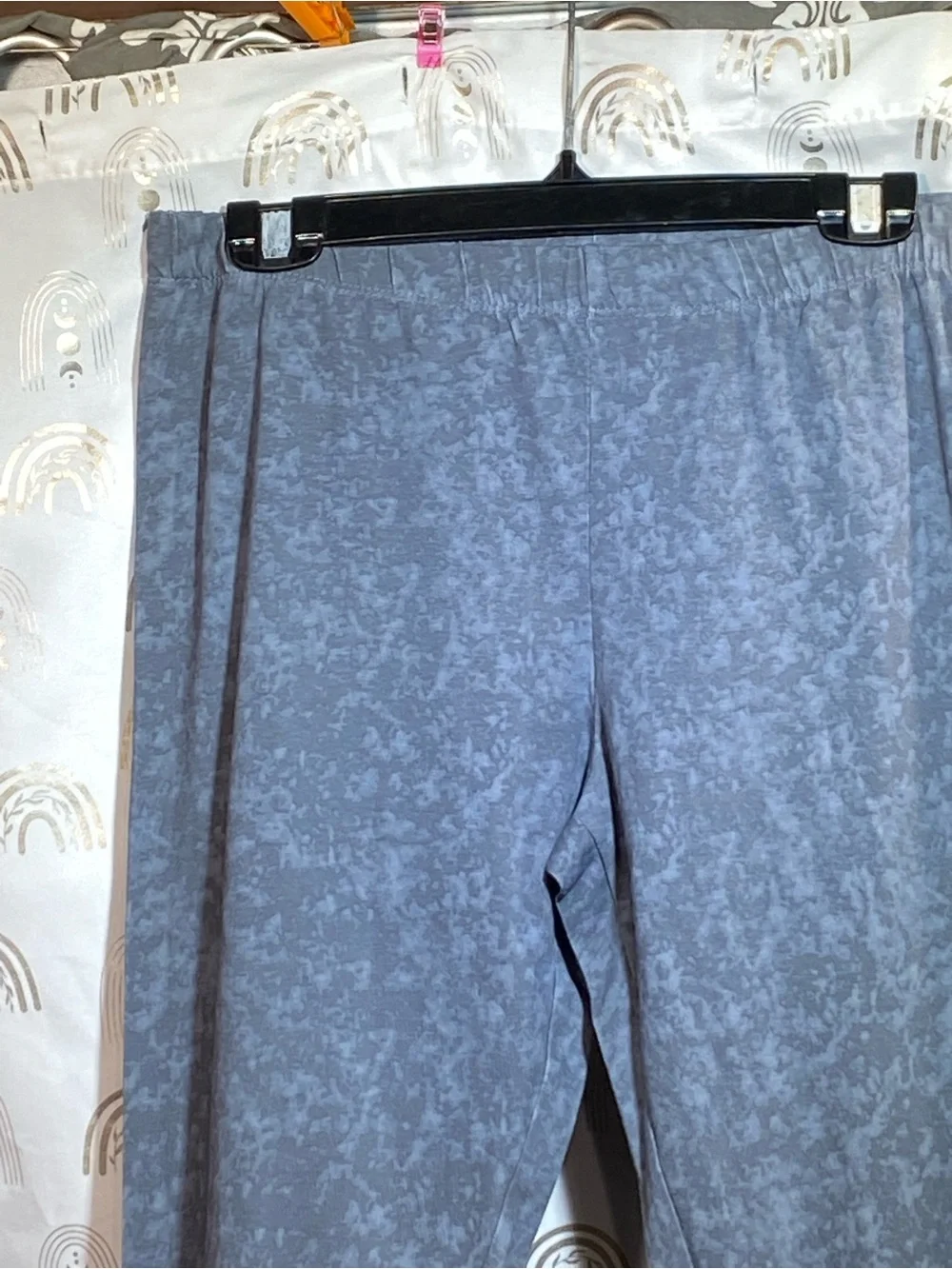 No Boundaries Heather Light Blue Girls' Stretch Leggings